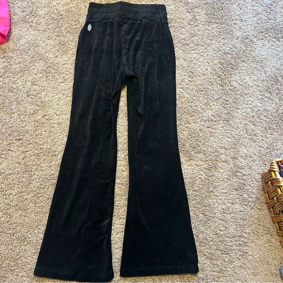 Free people movement Take The Lead Velour Pants black size small - Picture 5 of 7